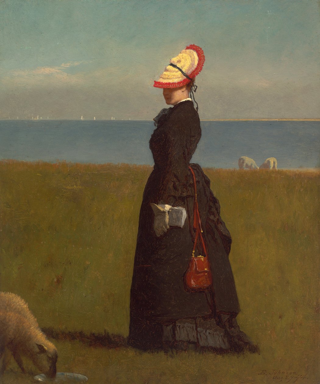 Lambs, Nantucket, 1874年。 作者 伊士曼·约翰逊