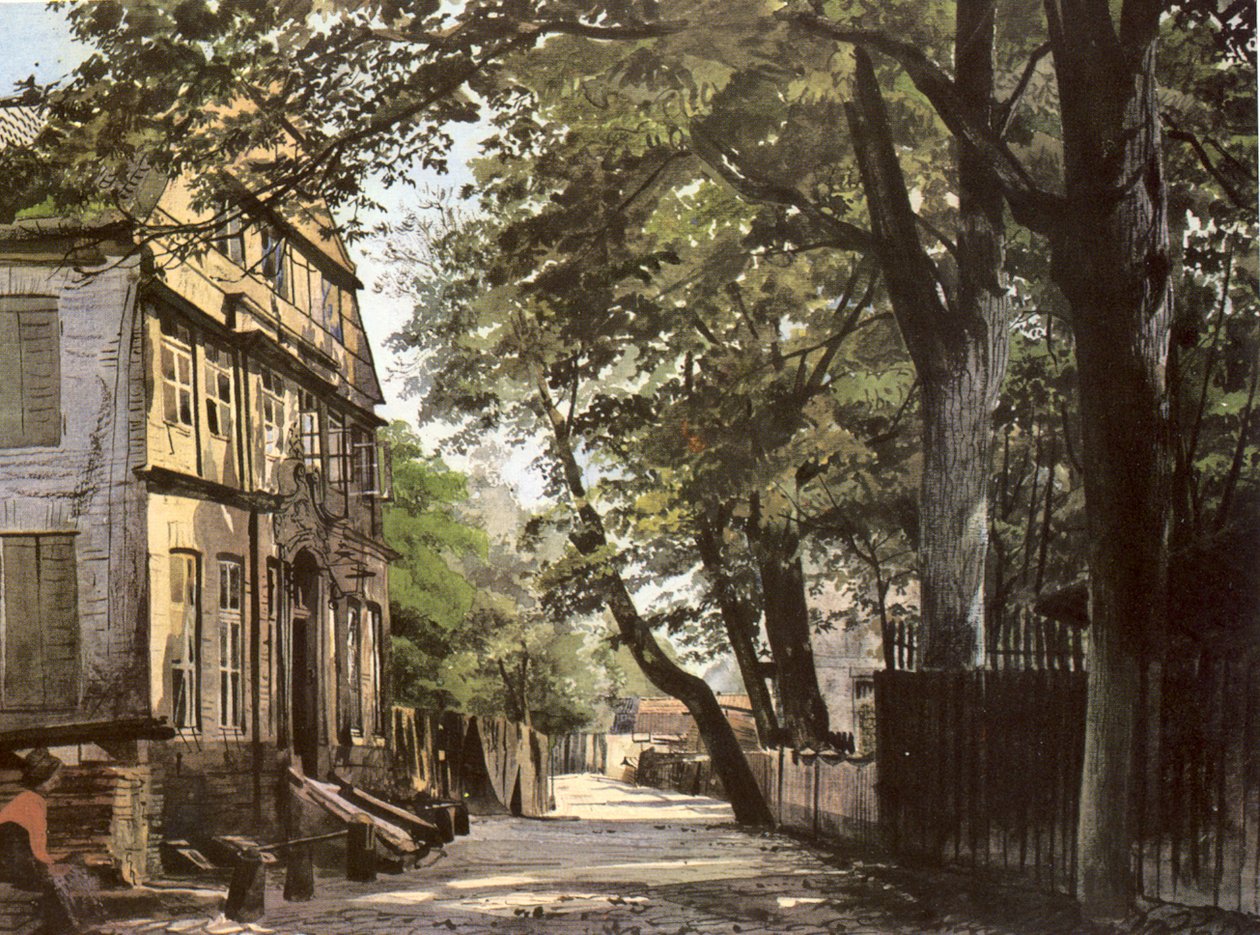 House Hamburg-Klostertor，Stadtdeich 9，商人Johann Christian Jauch senior.n这是一张建筑纪念碑的照片。它被列入汉堡的文化古迹名单，编号107nn 作者 埃巴·特斯多夫（Ebba Tesdorpf）