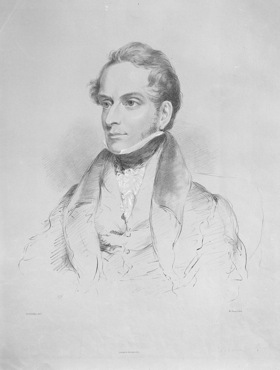 Decimus Burton，Maxim Gauci的石版画，1830-35页 作者 伊甸园·厄普顿·埃迪斯（Eden Upton Eddis）