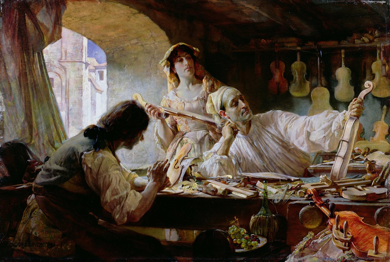 Antonio Stradivari，1893（小组） 作者 埃德加·邦迪