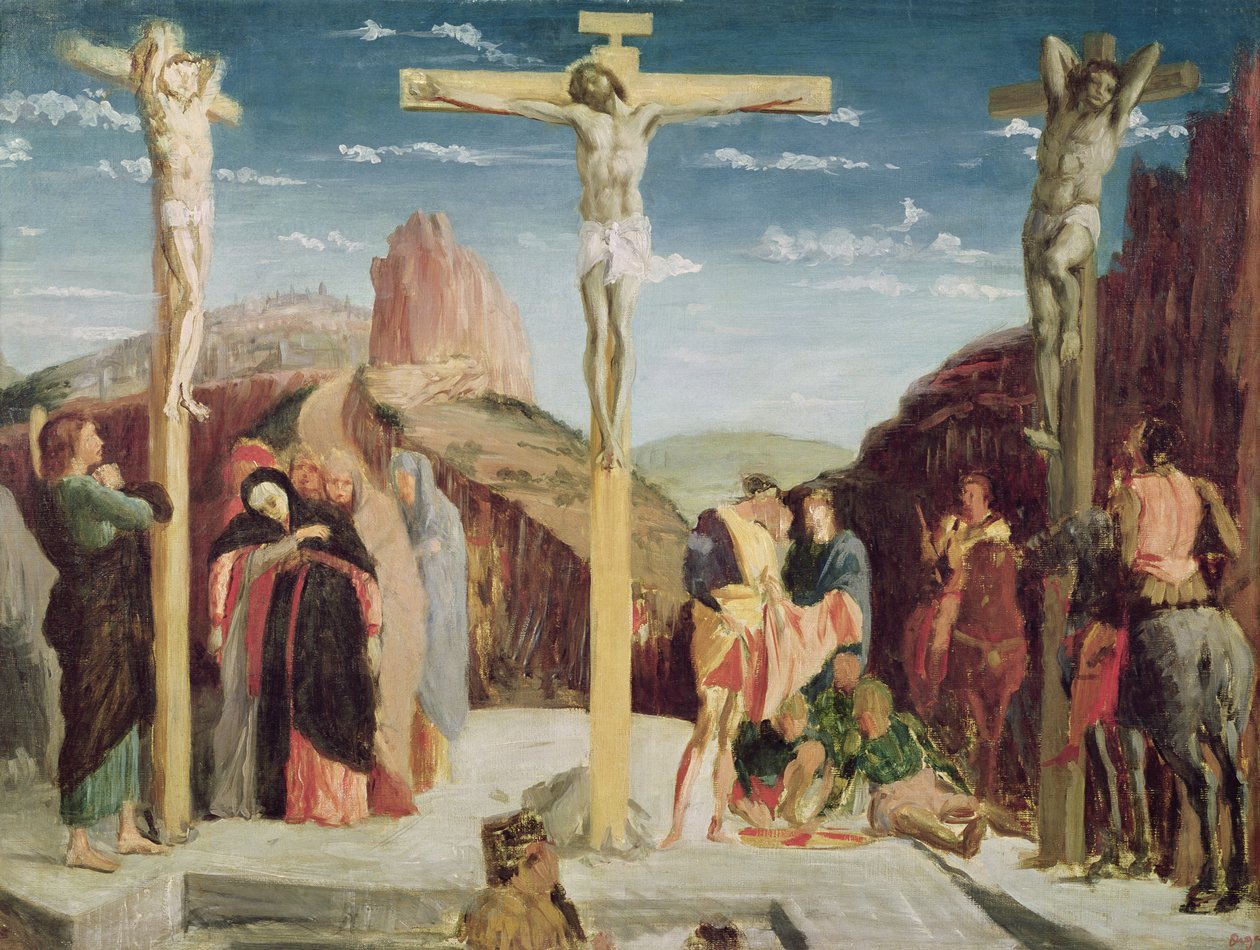 在安德烈·曼特尼亚（Andrea Mantegna）的绘画之后（1431-1506） 作者 埃德加·德加