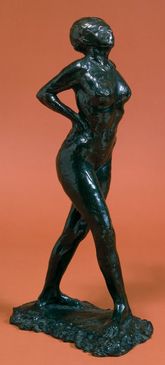休息的舞者，c.1882-95（青铜） 作者 埃德加·德加