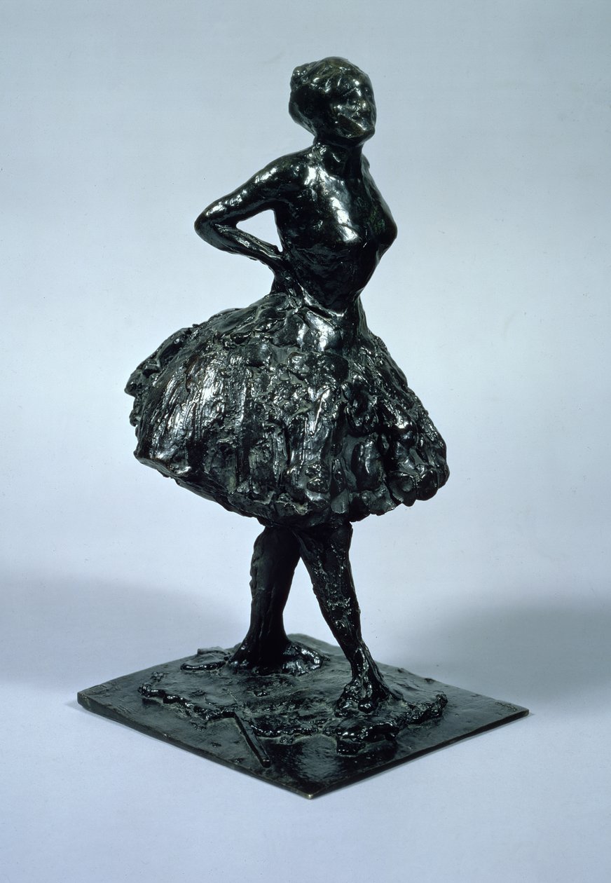舞者，c.1896-1911（铜牌） 作者 埃德加·德加