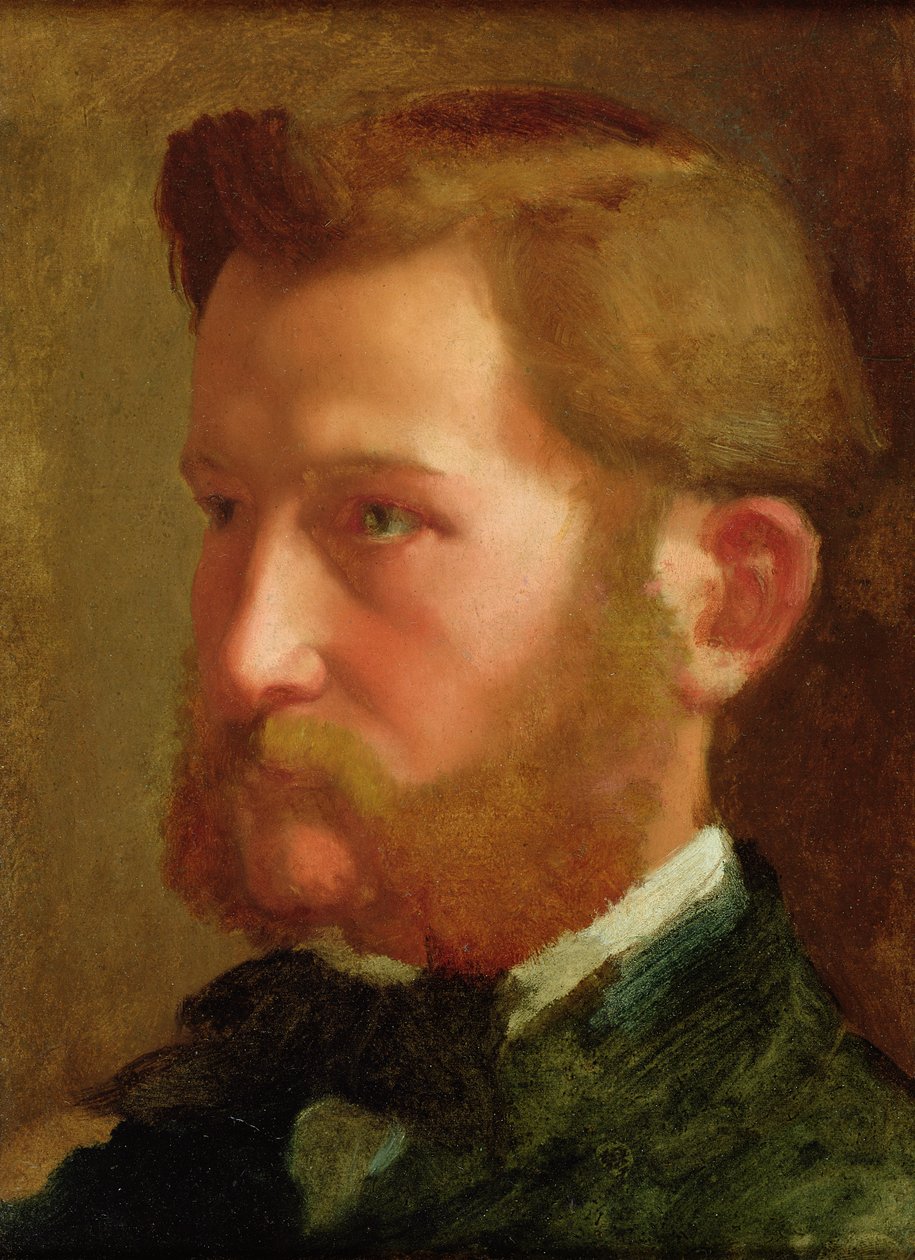 Paul Vapincon的肖像，c.1868 作者 埃德加·德加