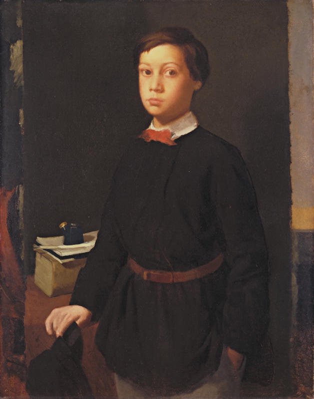 Rene de Gas 1845-1926的肖像 作者 埃德加·德加