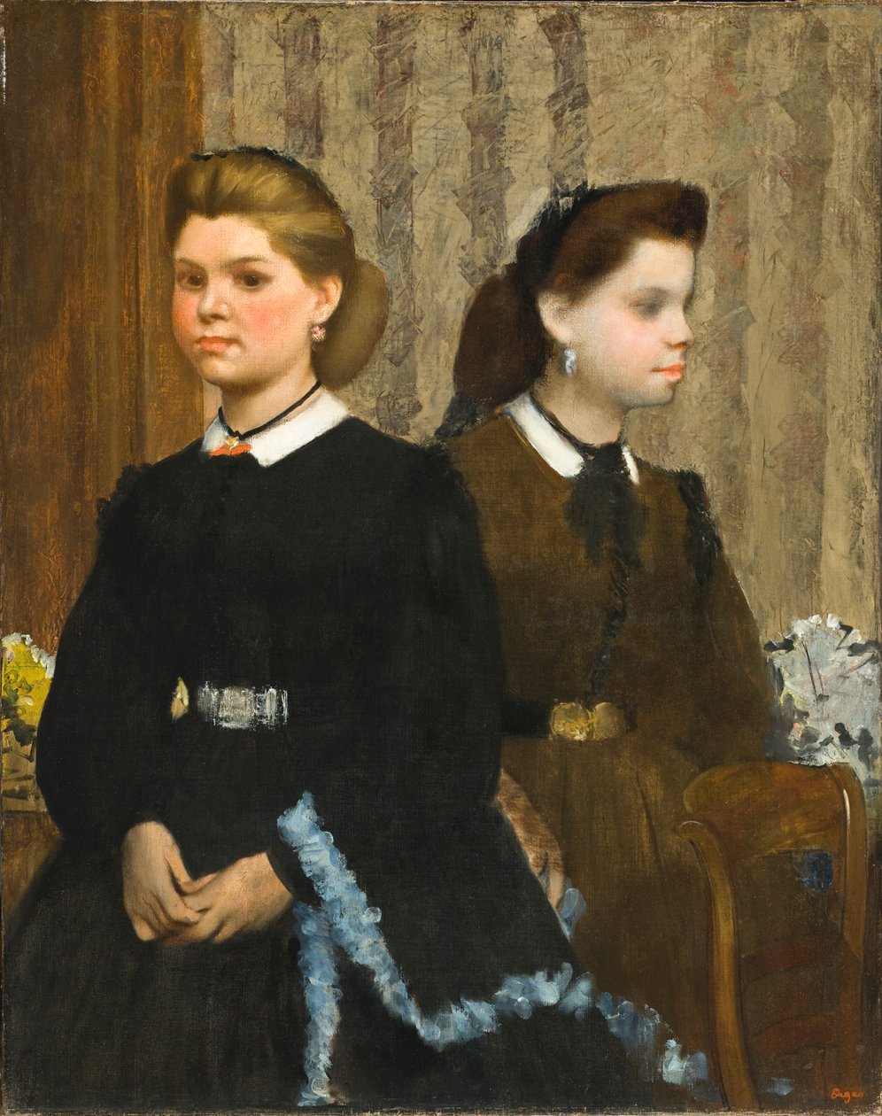 Bellelli Sisters（Giovanna和Giuliana Bellelli） 作者 埃德加·德加