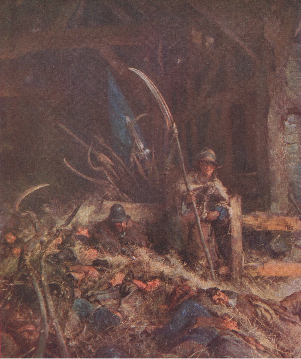 Sedgemoor的早晨，Bibbys年度，1916-17 作者 邦迪之后的埃德加