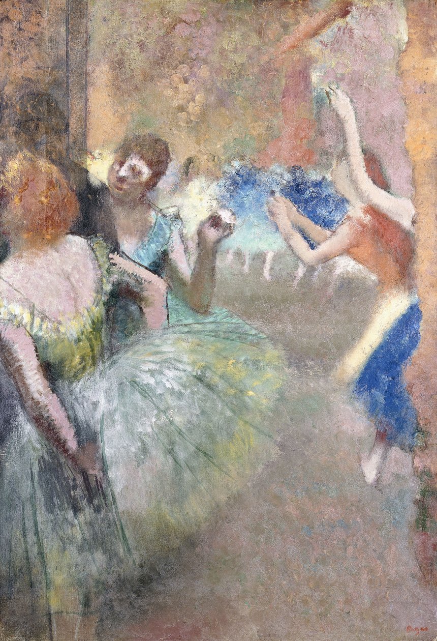 芭蕾舞场景，约1885年 作者 埃德加·德加