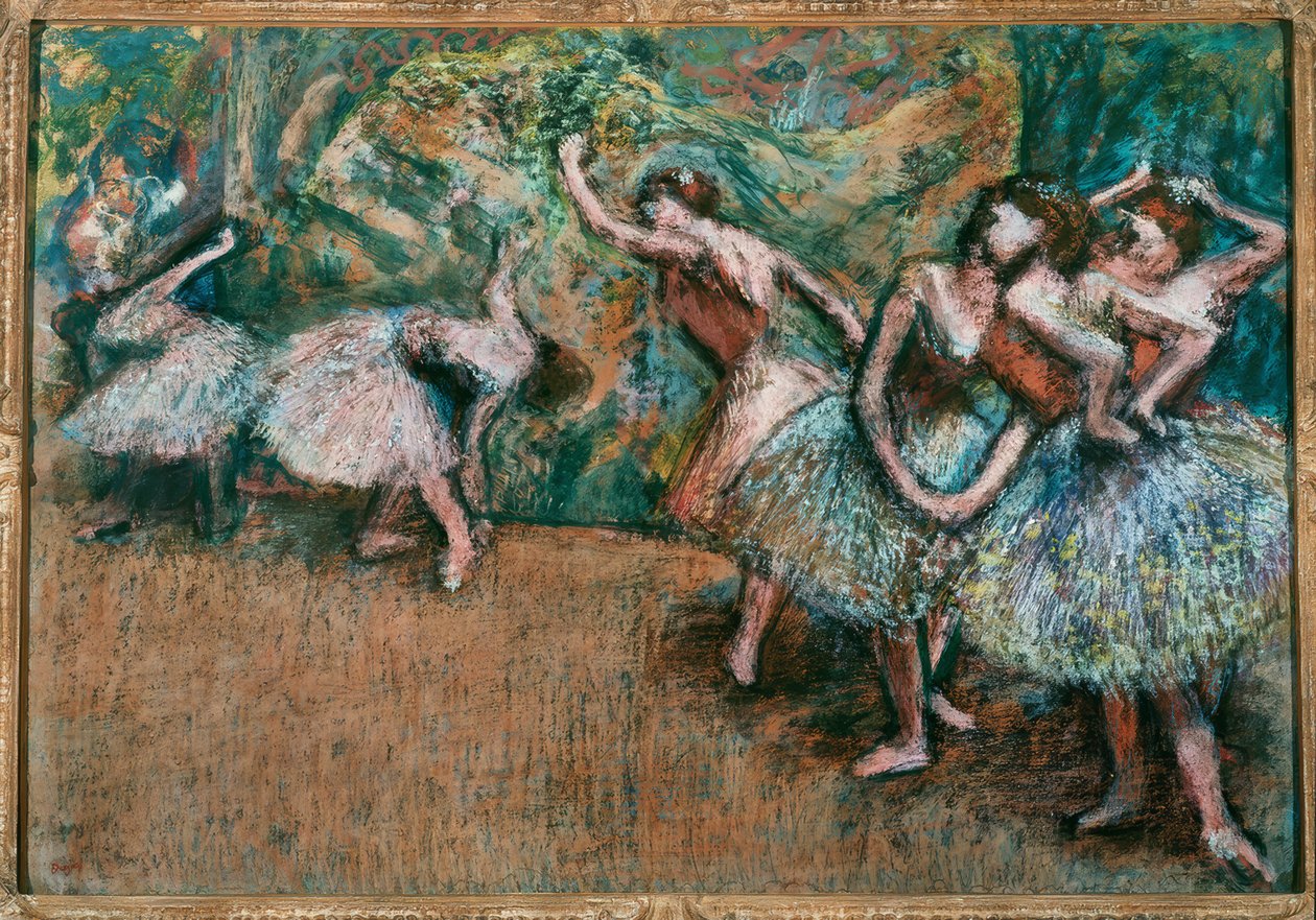 Ballettszene 作者 埃德加·德加