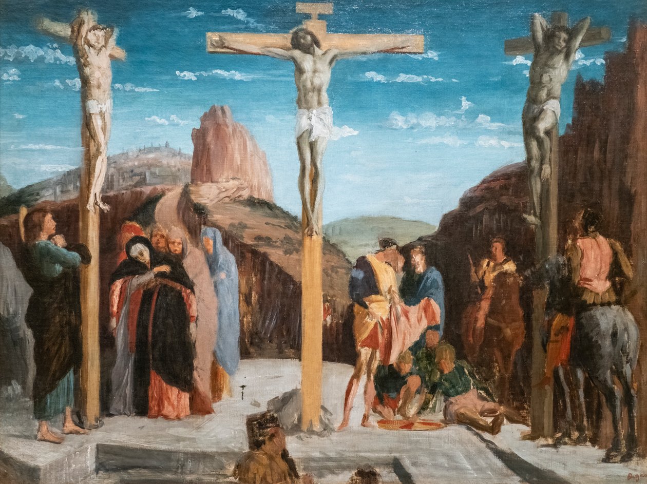 Calvary (copy after Andrea Mantegna). 1861. Oil on canvas. 作者 埃德加·德加