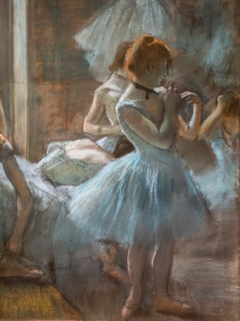 Dancers (detail). 1884-1885. Pastel on paper. 作者 埃德加·德加