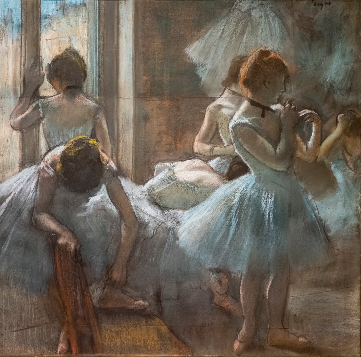 Dancers. 1884-1885. Pastel on paper. 作者 埃德加·德加