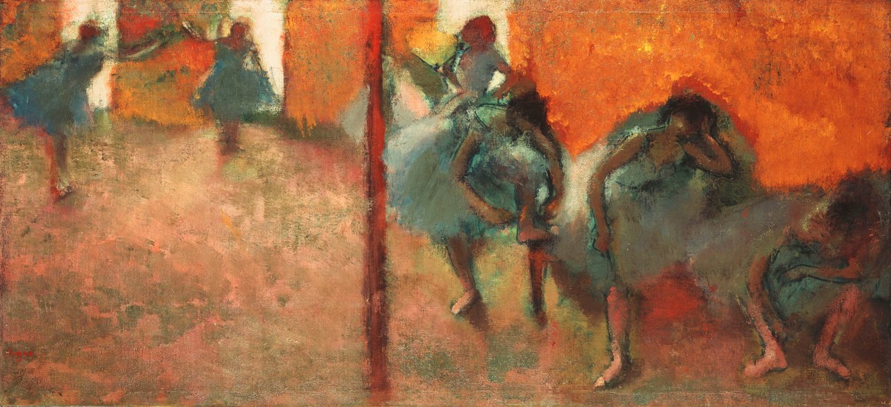 工作室里的舞者，1900-05 作者 埃德加·德加