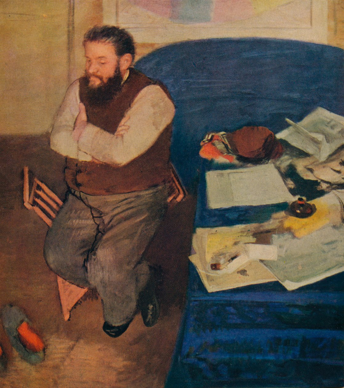 迭戈·马蒂利（Diego Martelli），1879年 作者 埃德加·德加