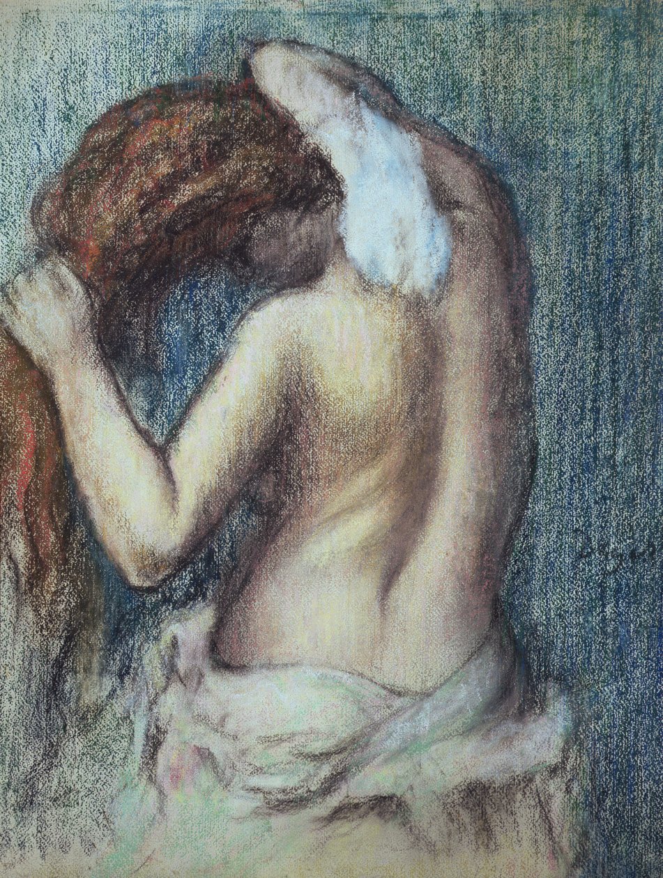 Femme a sa Toilette, c.1895 (pastel on paper) 作者 埃德加·德加