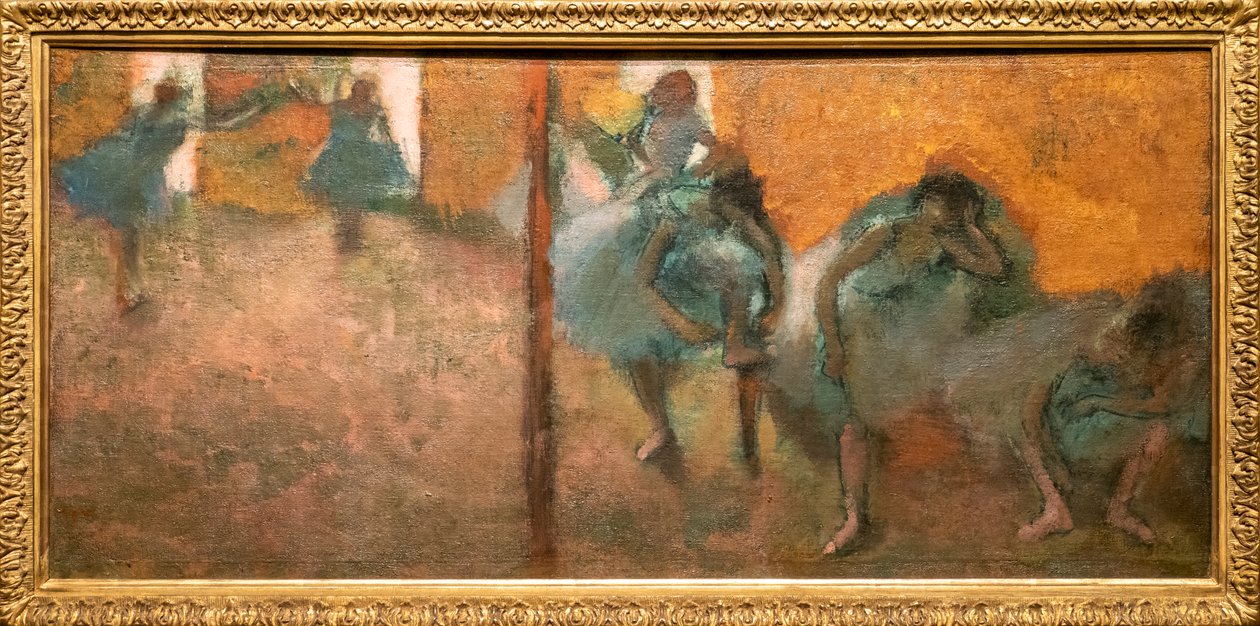 Home dancers. Around 1900-1905. Oil on canvas. 作者 埃德加·德加