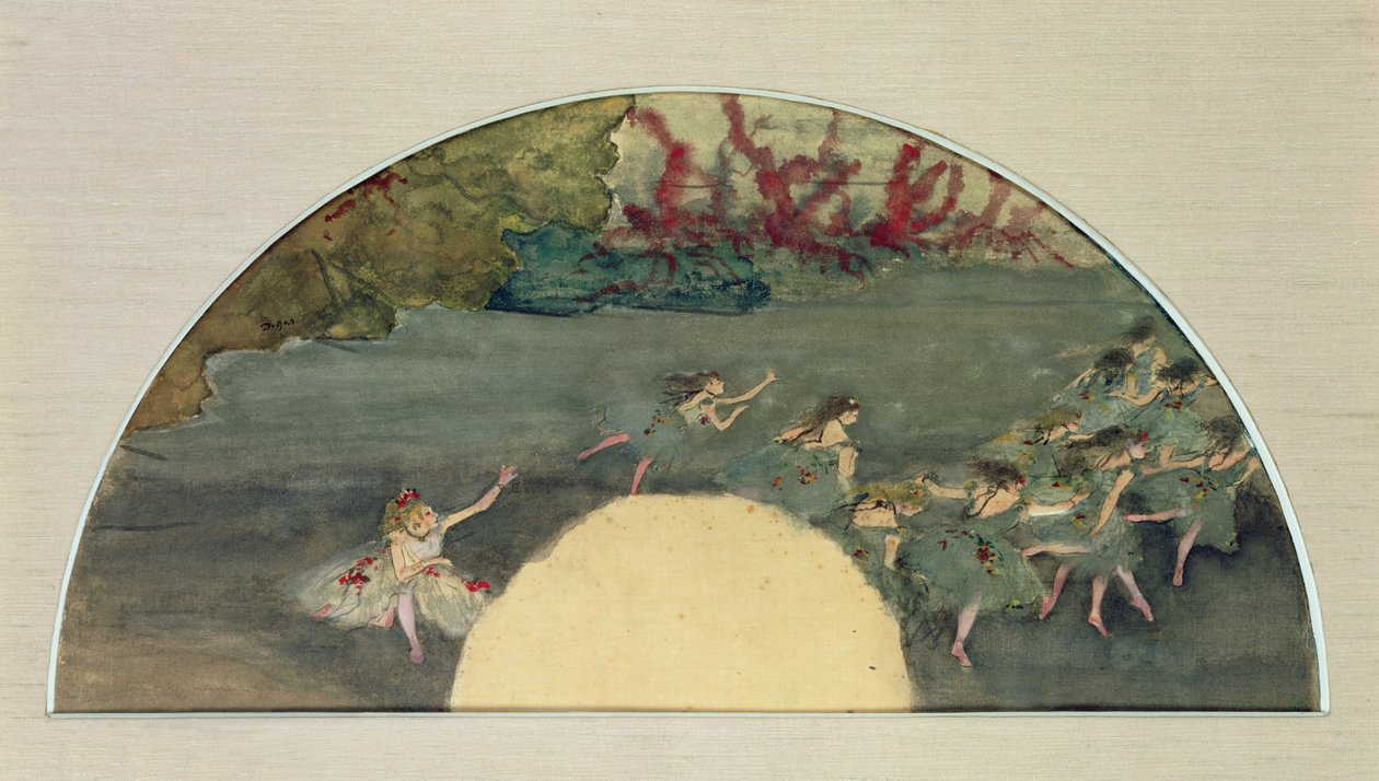 拉法兰朵（La Farandole），1879年 作者 埃德加·德加