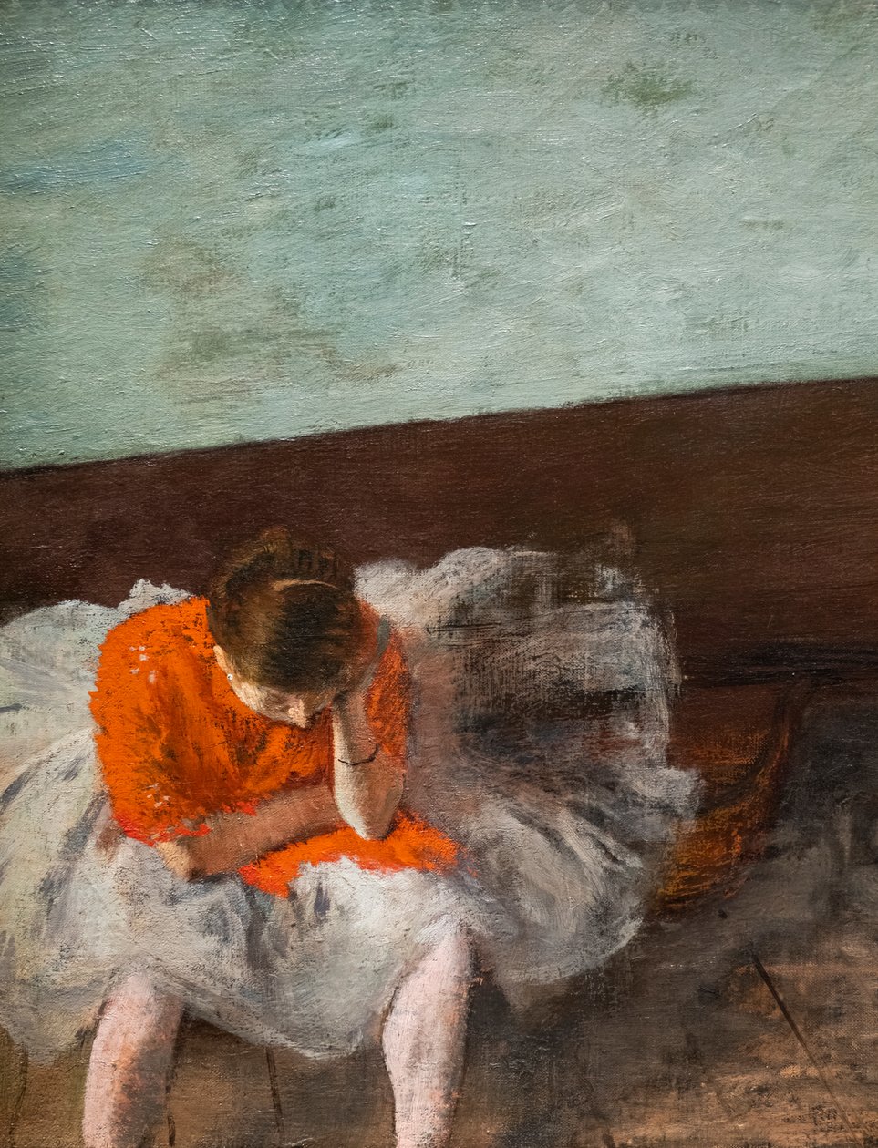 La Lecon de danse (Repetition Room) (detail). Around 1879. Oil on canvas. 作者 埃德加·德加