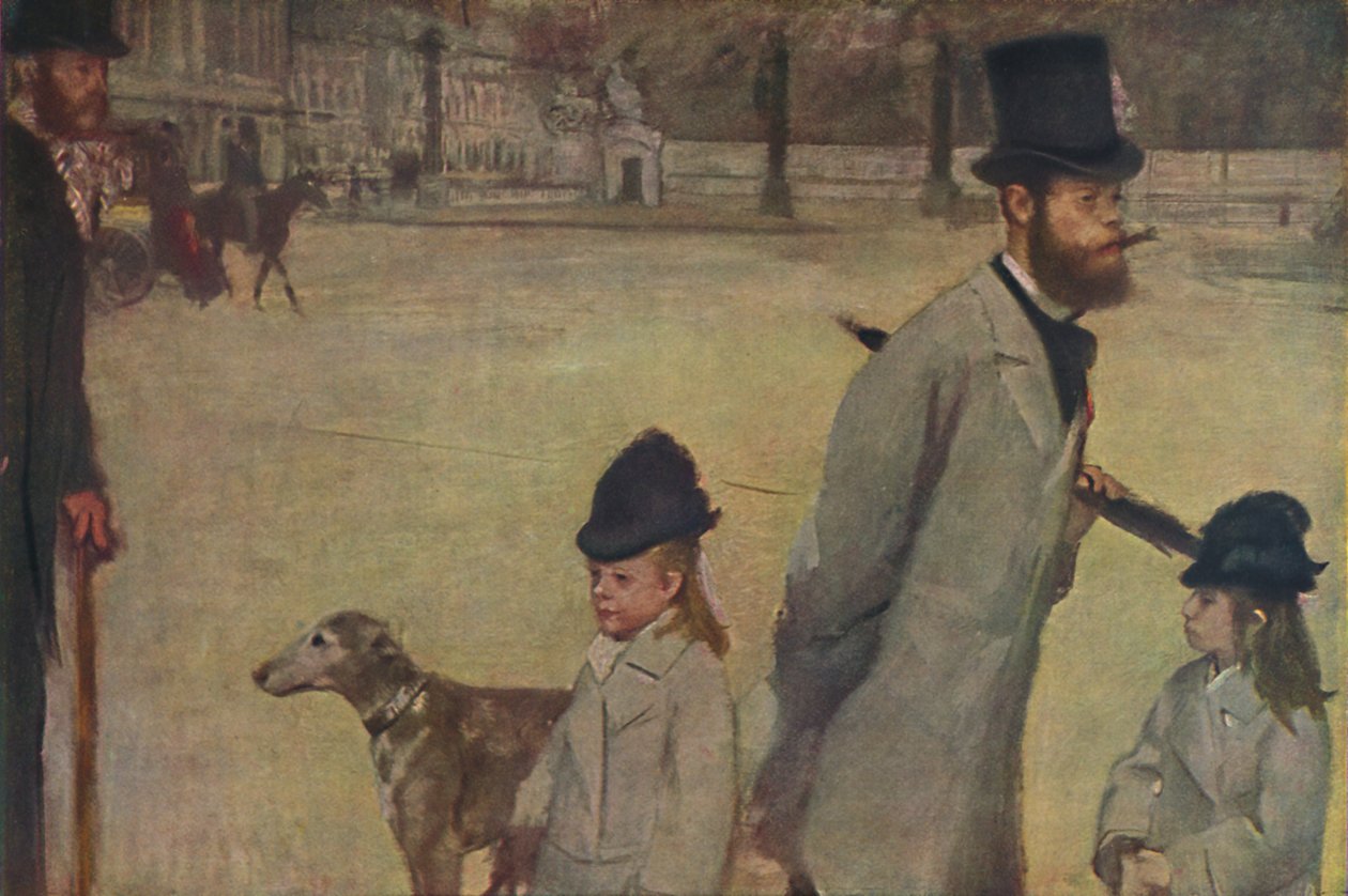 Le Vicomte Lepic，1875年，1937年。 作者 埃德加·德加