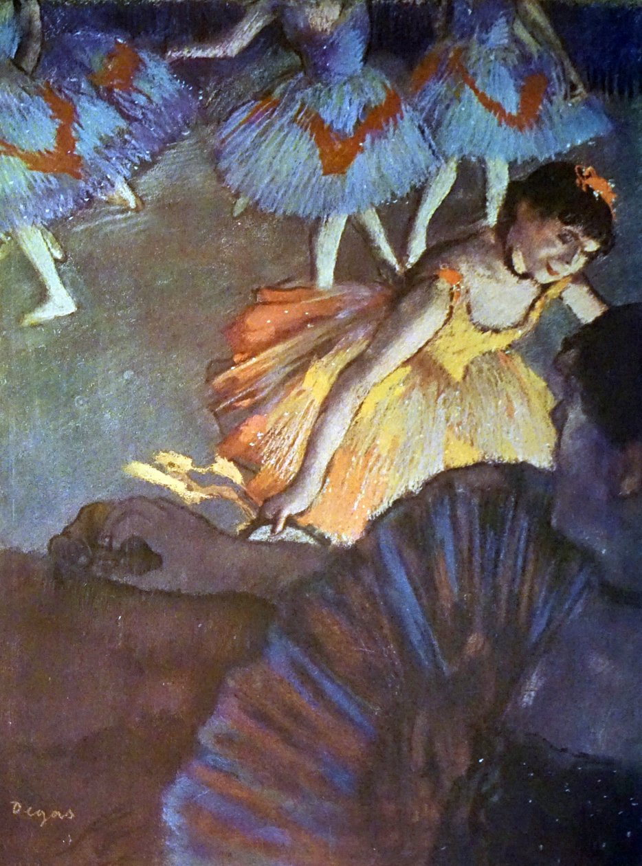 埃德加·德加（Edgar Degas）从歌剧盒中看到的名为“A Ballet”的绘画 作者 埃德加·德加