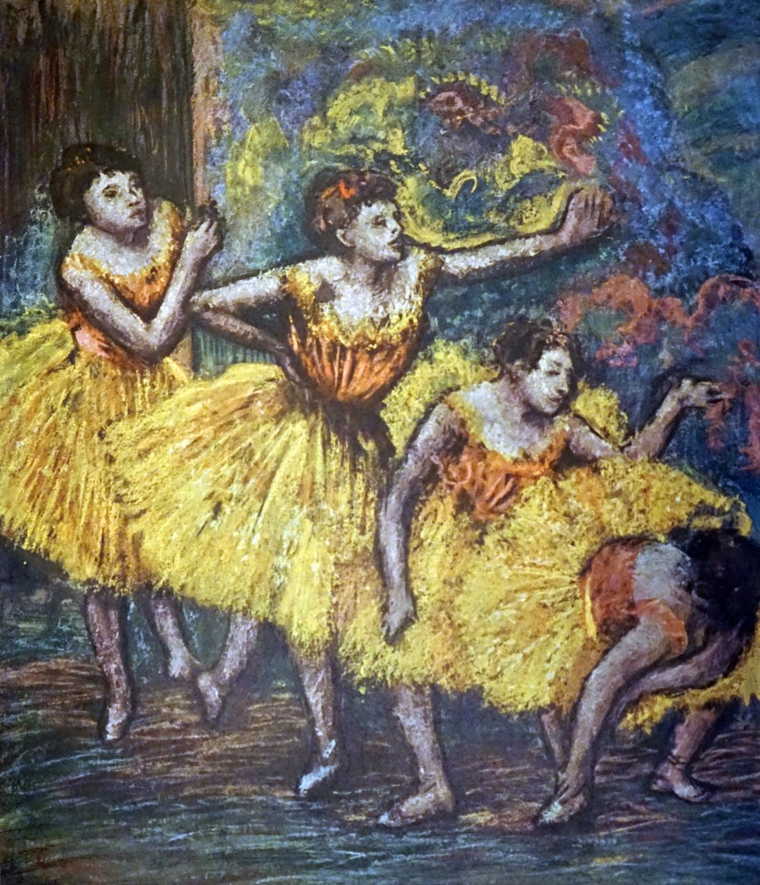 由Edgar Degas创作的名为Four Dancers的画作 作者 埃德加·德加