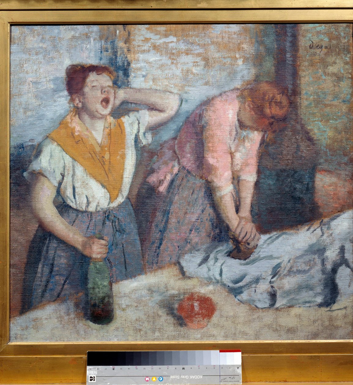 埃德加·德加 (1834-1917) 的画作。 1884/86。 太阳。 0.76 x 0.81 米。 巴黎，奥赛博物馆 作者 埃德加·德加