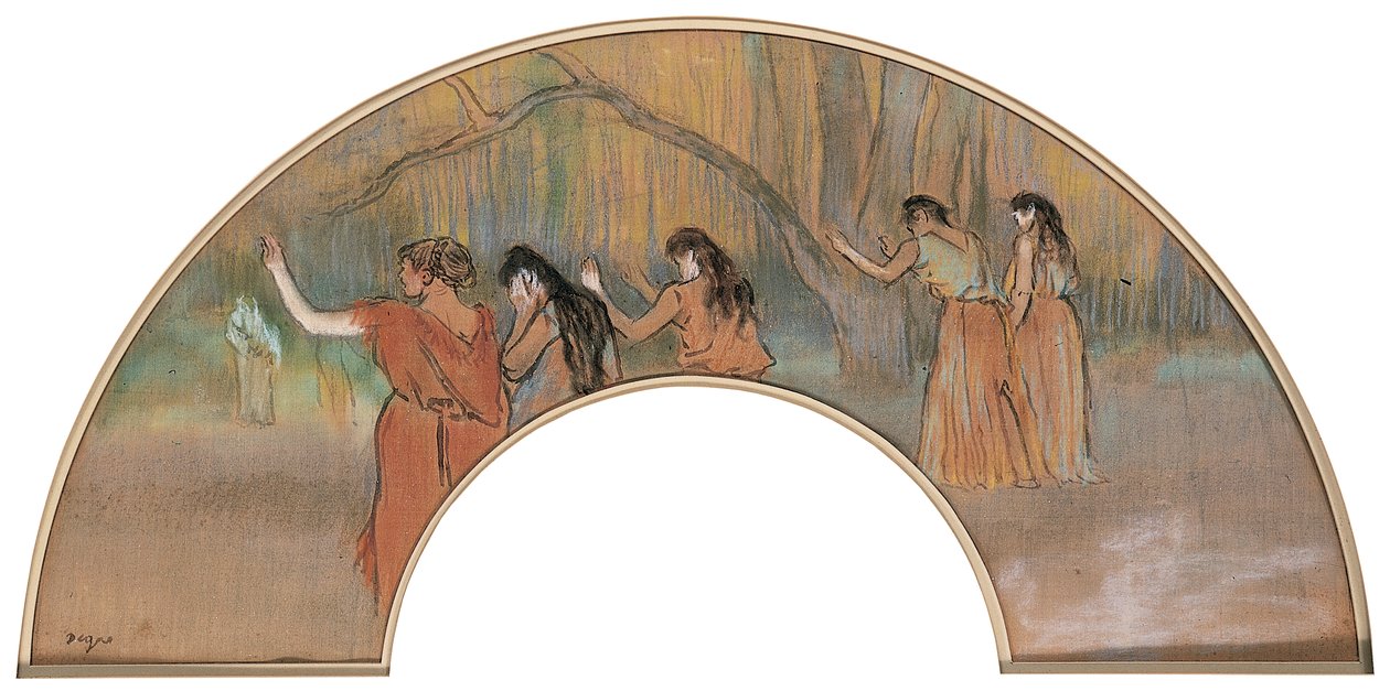 歌剧角色，约1880年 作者 埃德加·德加