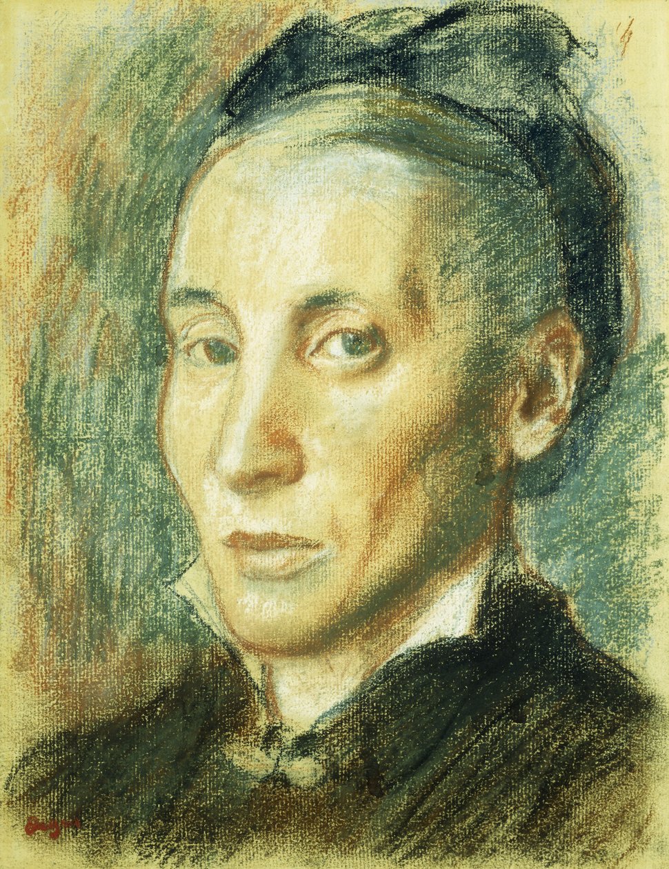 女人的画像，1881-85年 作者 埃德加·德加