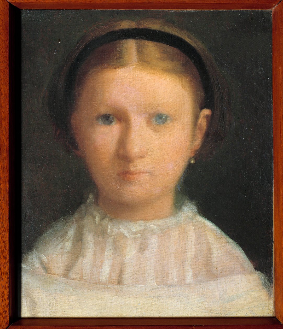 乔瓦娜·贝莱利 (Giovanna Bellelli，1848 年) 的肖像，名为妮妮，是后来的艺术家侯爵夫人费迪南多·利尼奥拉 (Marquise Ferdinando Lignola) 的表弟，埃德加·德加 (Edgar Degas) 的画作 (1834-1917) 作者 埃德加·德加