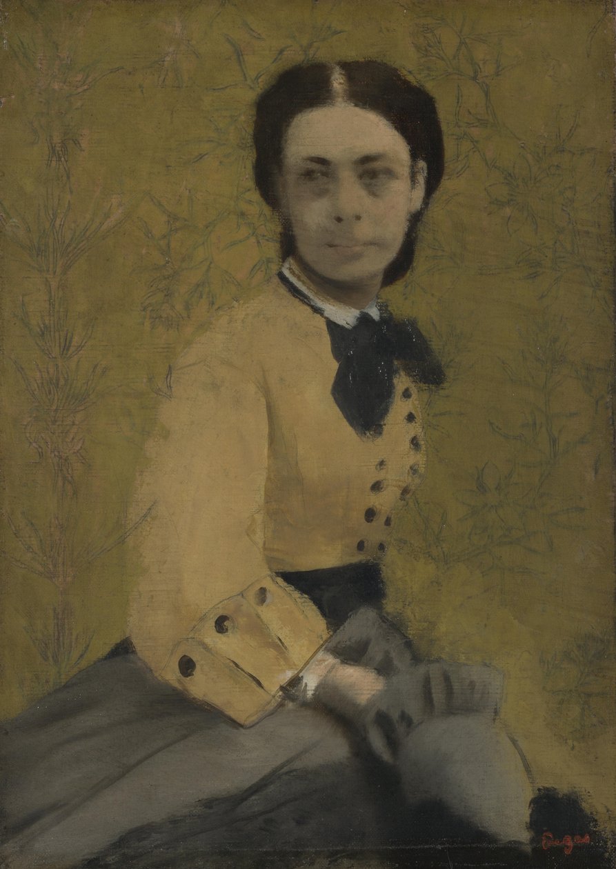 Pauline de Metternich公主，1865年 作者 埃德加·德加