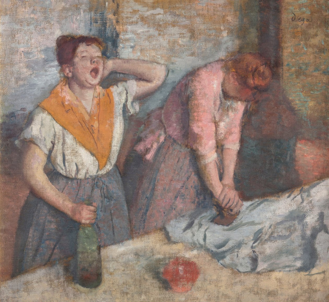 Repasseuses The Ironers, c. 1884-1886. 作者 埃德加·德加