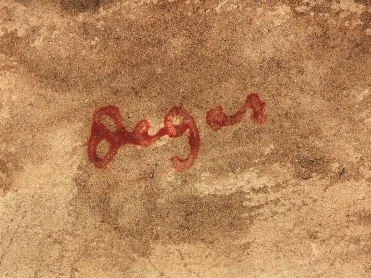 Bagnoles-De-L“ Orne的岩石 作者 埃德加·德加