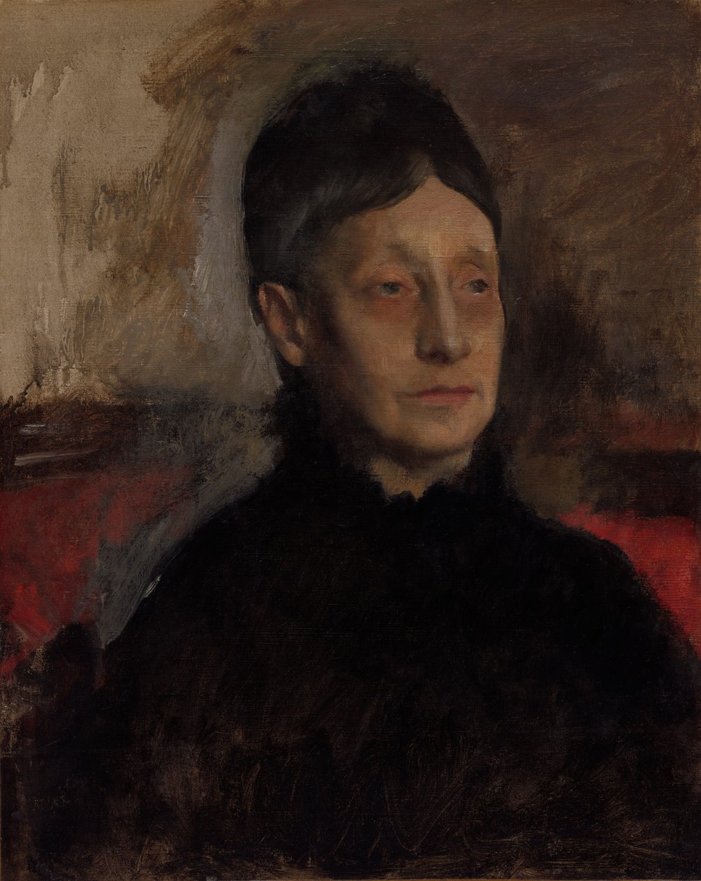 Stefanina Primicile Carafa，Cicerale 侯爵夫人和 Montejasi 公爵夫人 作者 埃德加·德加