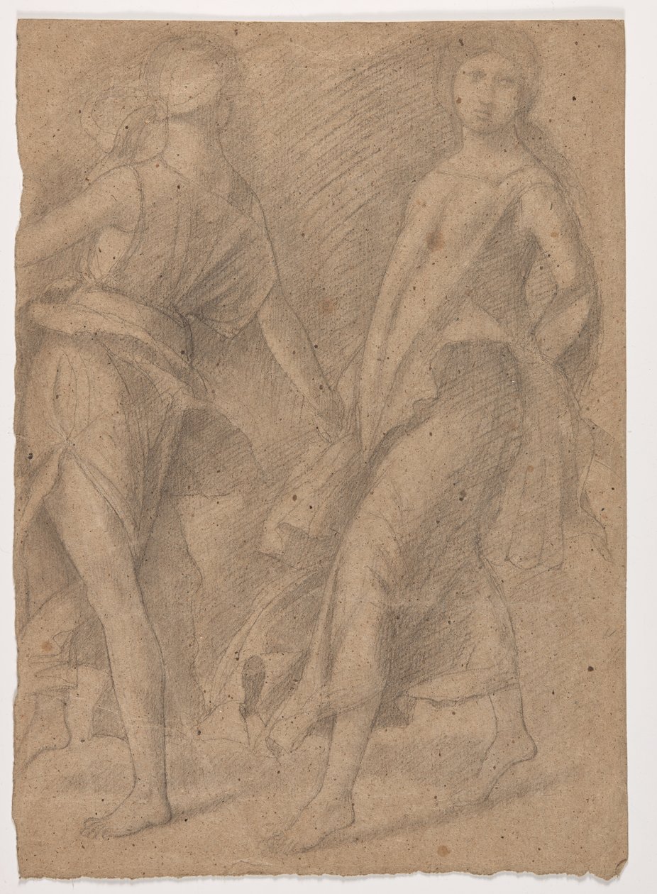 安德烈·曼特尼亚（Andrea Mantegna）的研究，“ Parnassus”，c.1854-56 作者 埃德加·德加