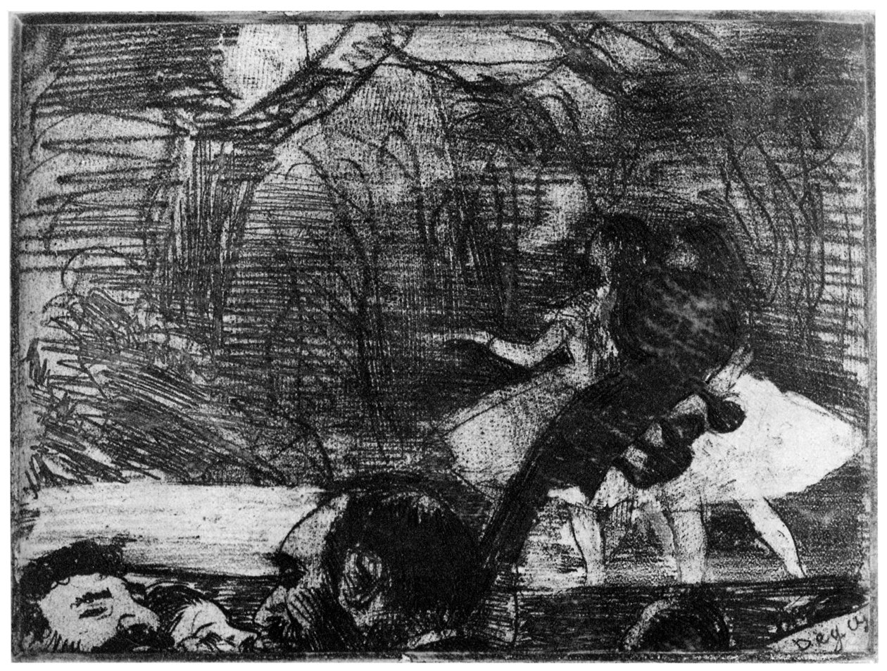 现场，c1850-1910 1924 作者 埃德加·德加