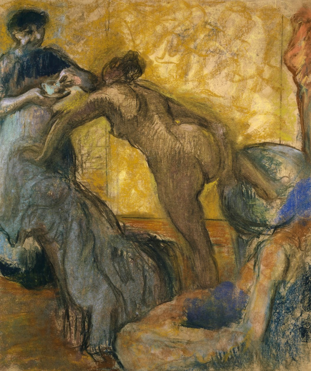 热巧克力杯，1900-5 作者 埃德加·德加