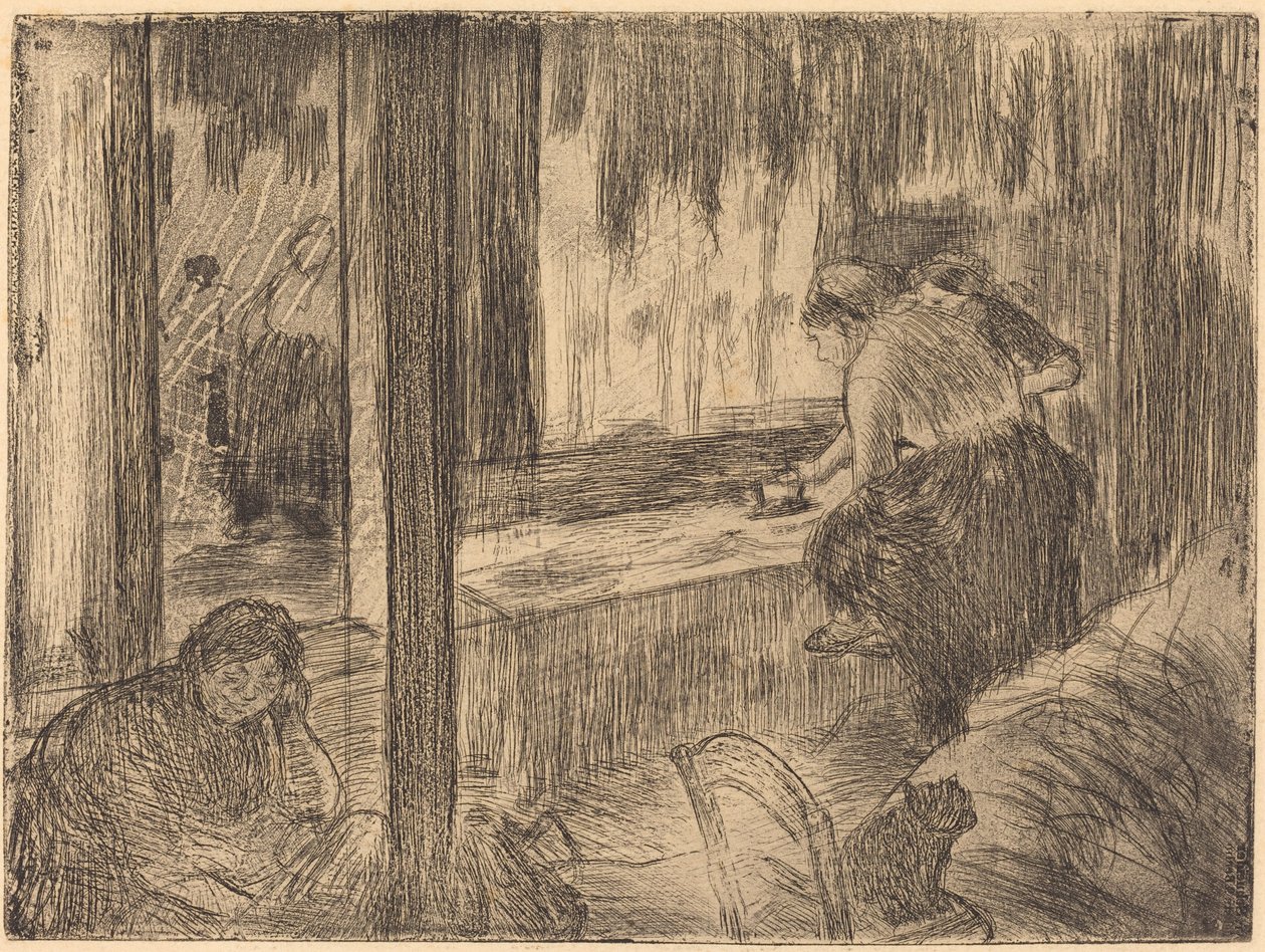 The Laundresses Les blanchisseuses La repassage, 18791880. 作者 埃德加·德加