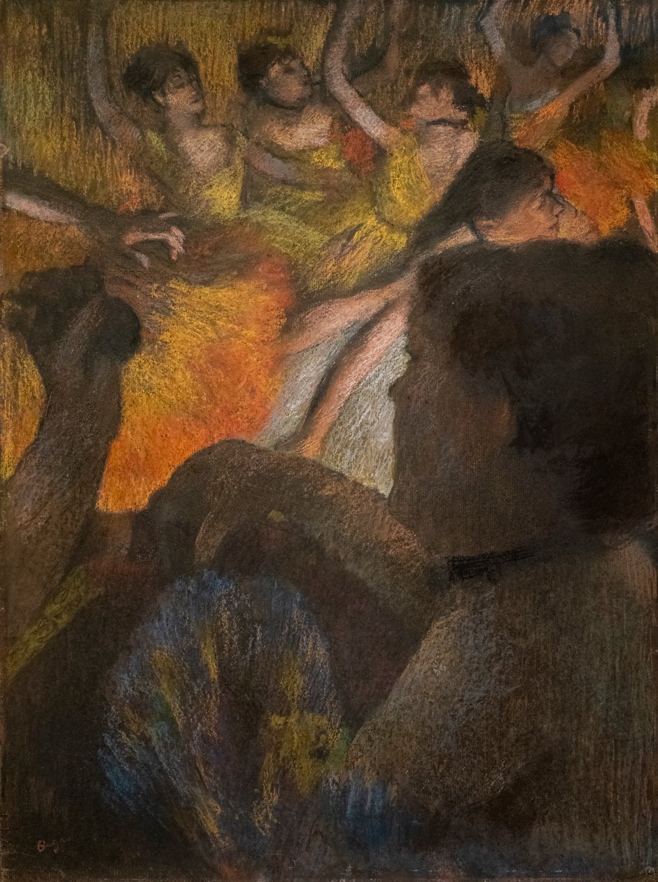 旅馆。 1885. 纸上粉彩。 作者 埃德加·德加