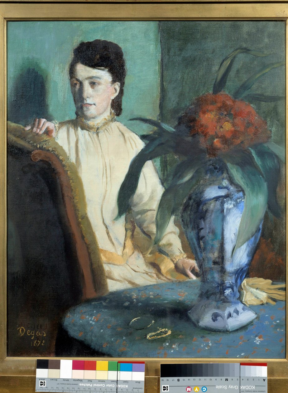 埃德加-德加(1834-1917)的《女人有锅盖》画作 作者 埃德加·德加