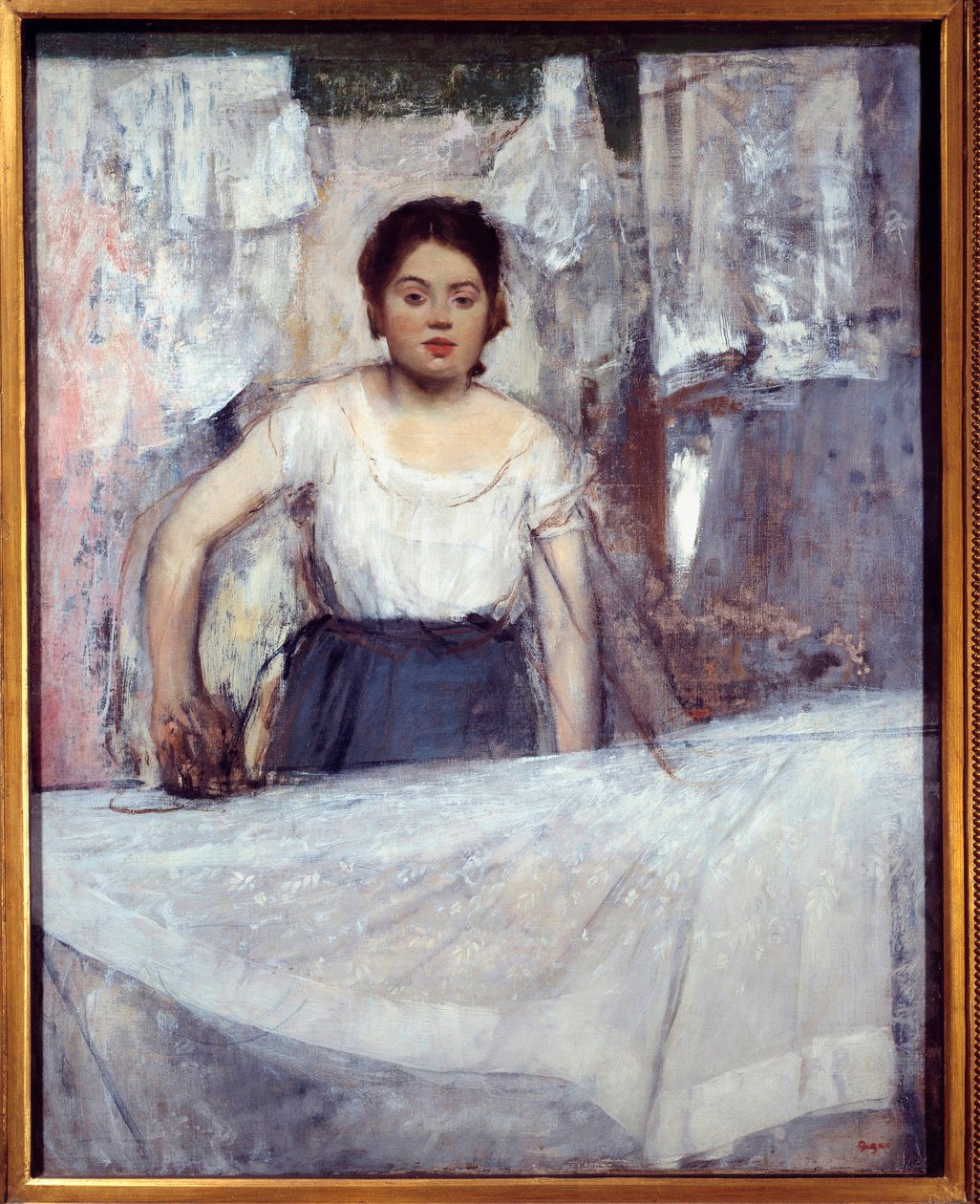 The ironwork Painting by Edgar Degas (1834-1917) 1869 Sun. 0,92x0,72 m Munich, Neue pinakothek 作者 埃德加·德加