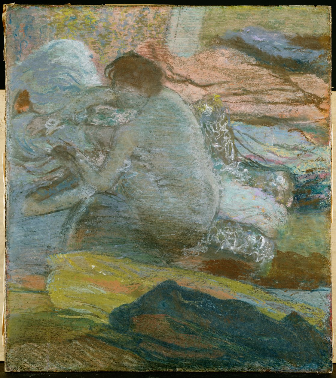 女人擦她的脚，1893年 作者 埃德加·德加
