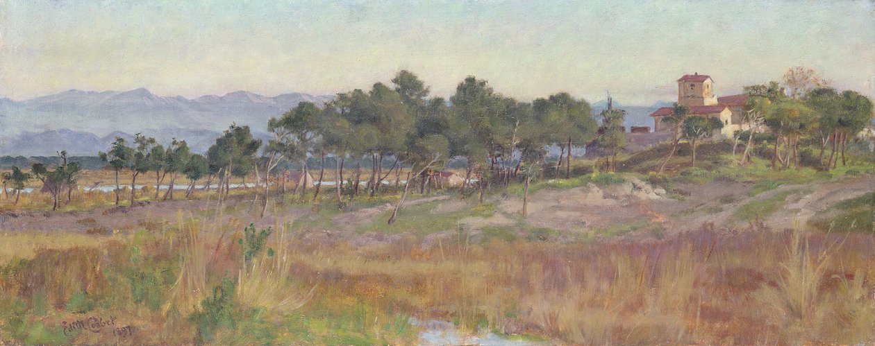 在托斯卡纳，1897年 作者 伊迪丝·里德利·科比特
