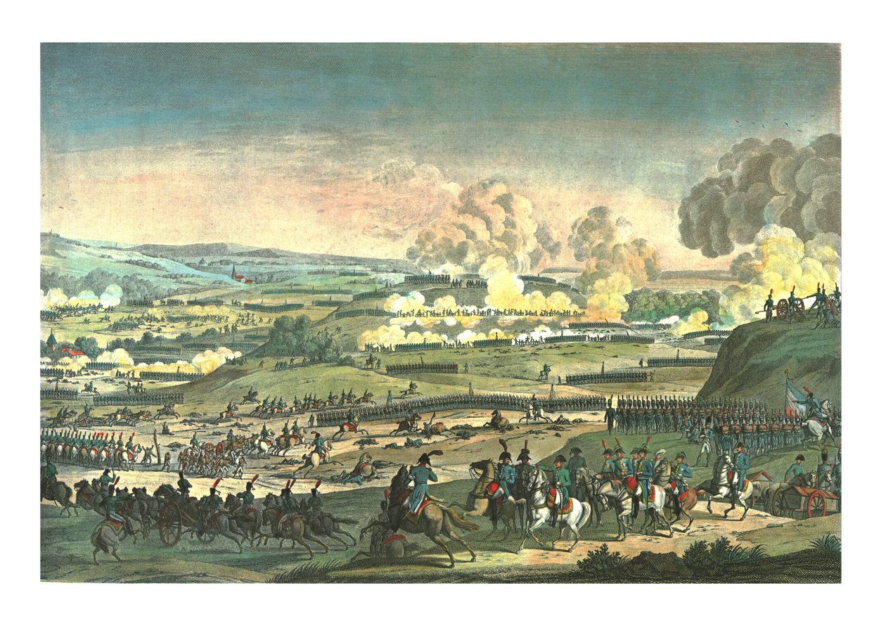 耶拿附近战役，1806年10月14日，c1850 作者 埃德梅·博维内特