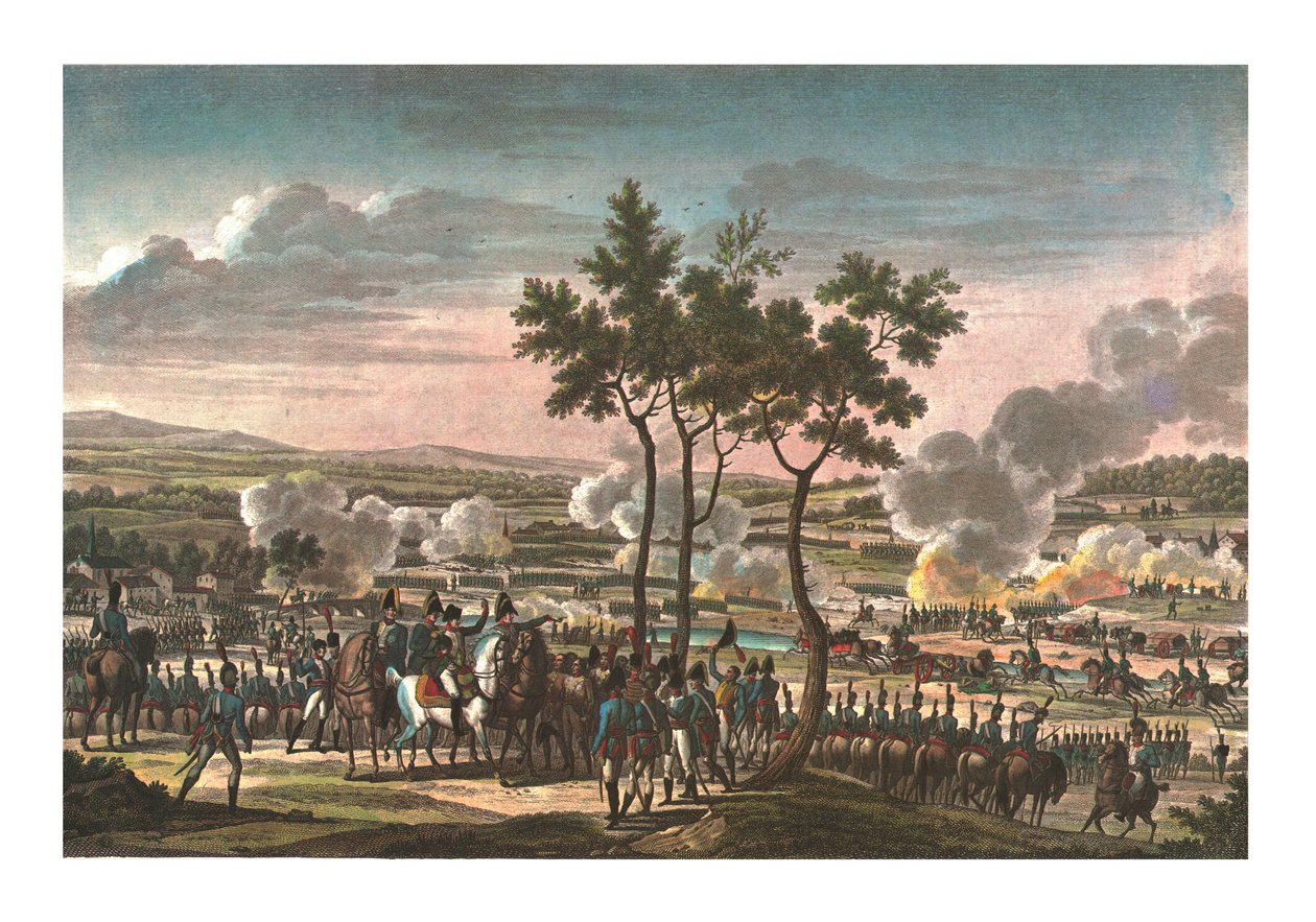 阿本斯堡战役，1809年4月20日，c1850 作者 埃德梅·博维内特