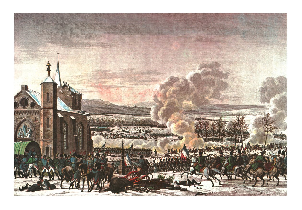 艾洛战役，1807年2月9日，c1850 作者 埃德梅·博维内特