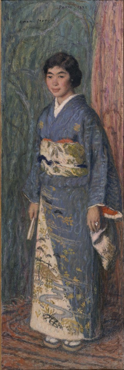 日本女人的肖像（黑木太太） 作者 埃德蒙·阿曼·让
