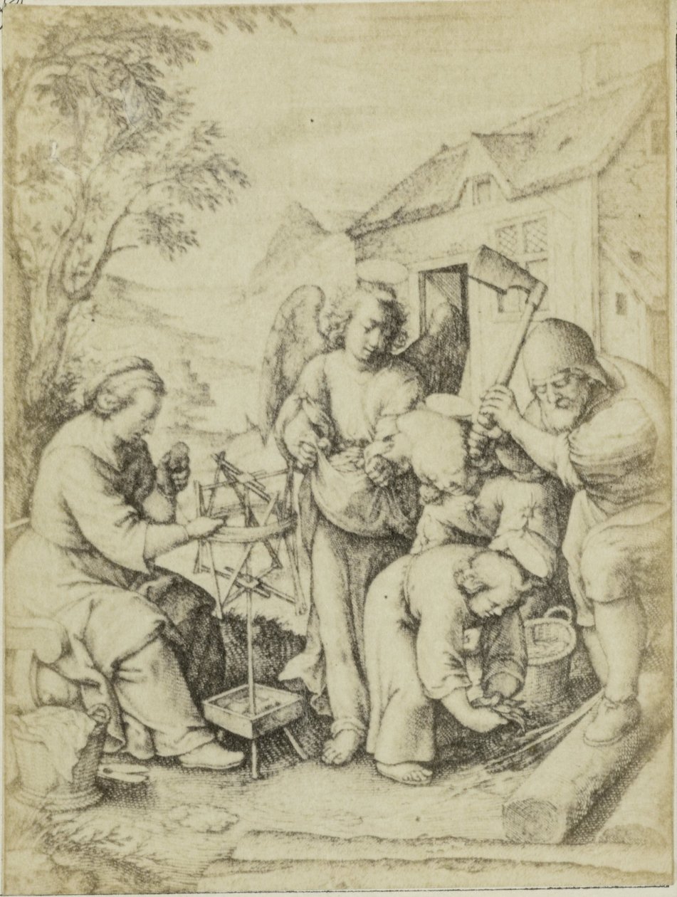 Hieronymus Wierix 版画 Les copeaux 的照片再现
Les copeaux（物体上的标题） 作者 埃德蒙·菲尔兰茨