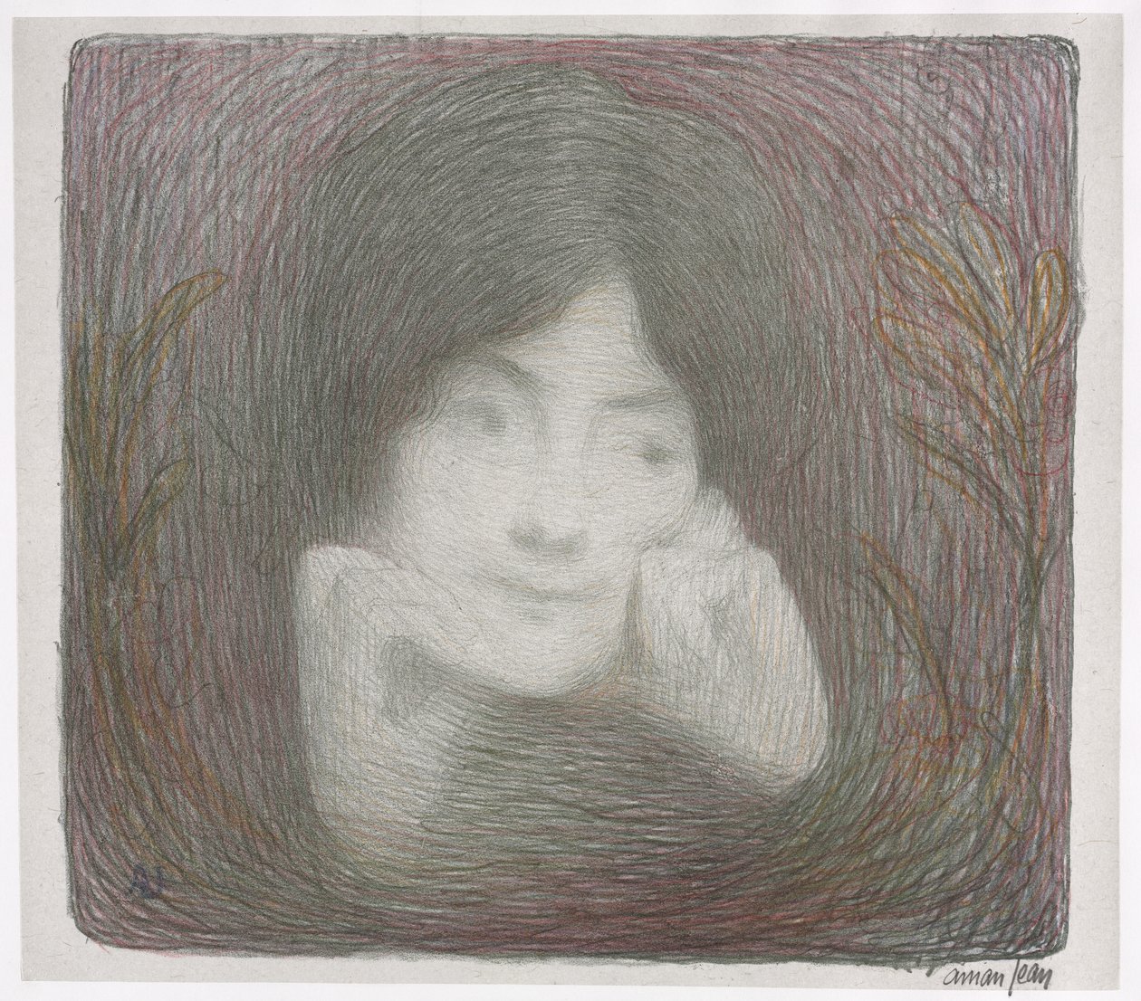 沃拉德画廊版画册：法兰西喜剧院的莫内欧夫人 作者 埃德蒙·弗朗索瓦·阿曼·让