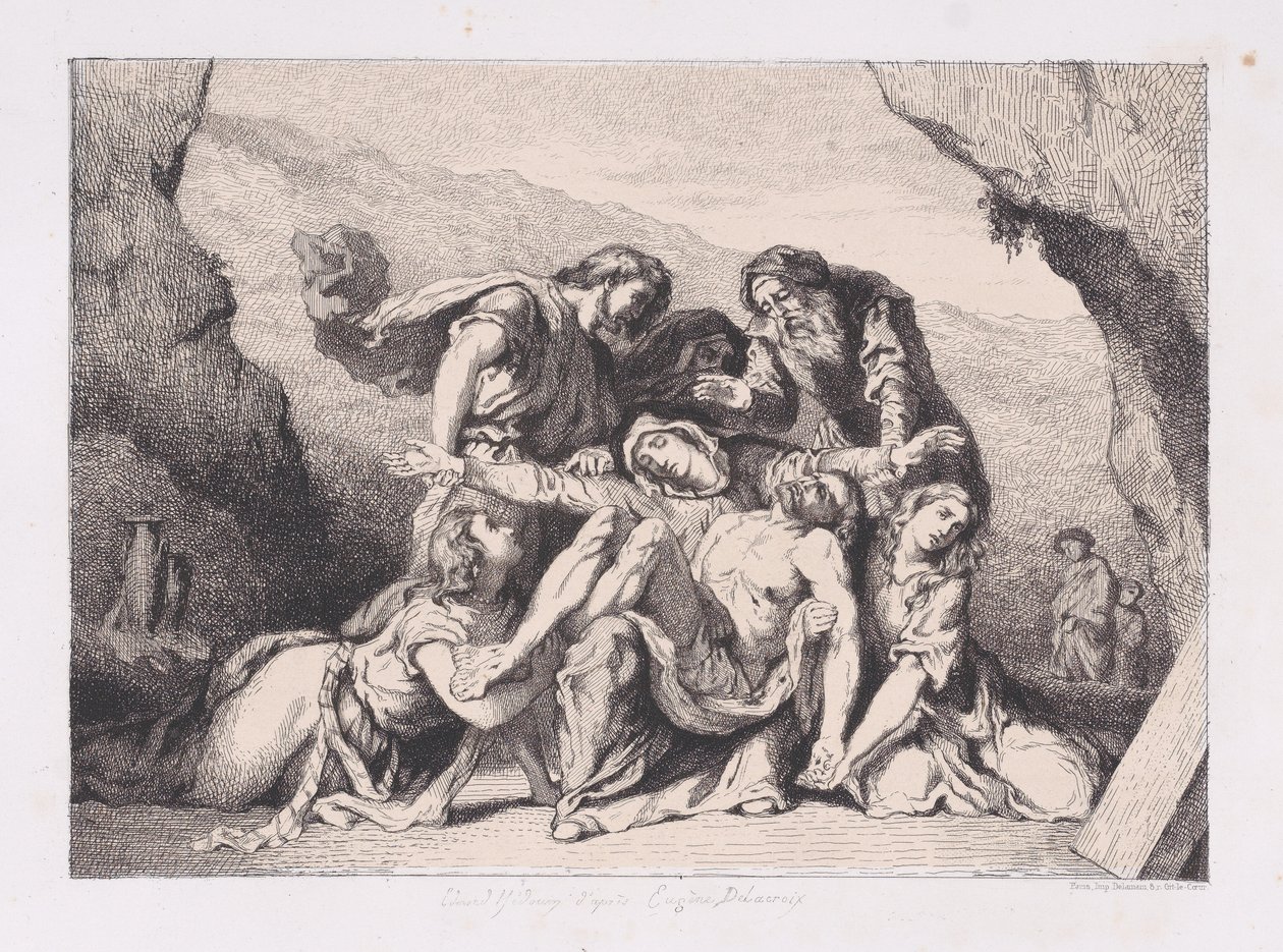 Pieta, 1852., 1852. 作者 埃德蒙·赫杜安