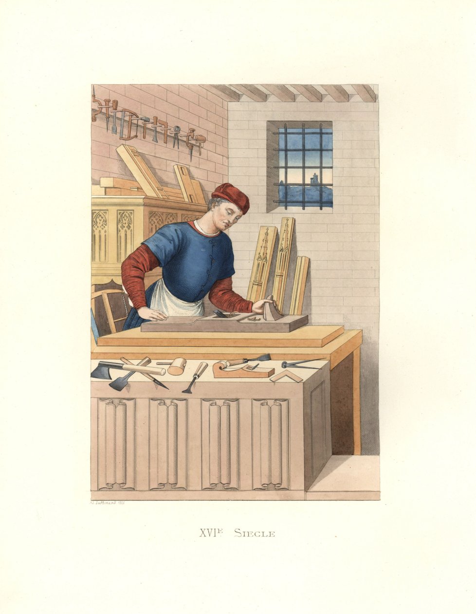 法国工匠 作者 Edmond Lechevallier-Chevignard